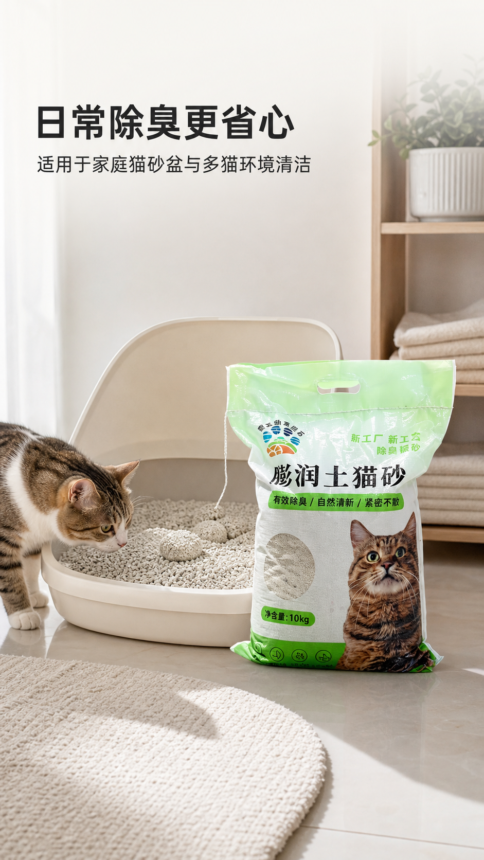 AI 生成猫砂主图：AI 一键出图案例 生成效果图 2