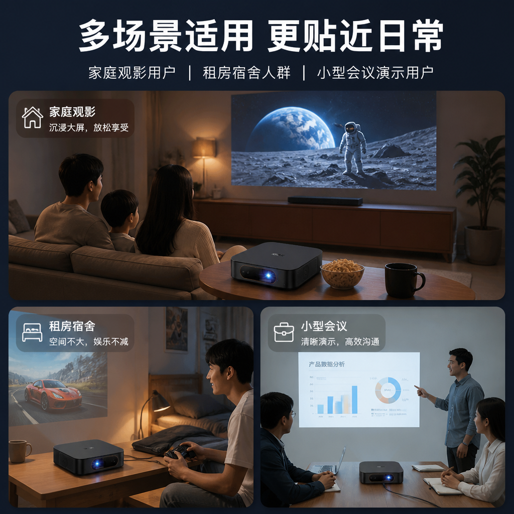 投影仪主图怎么生成?AI 一键出图案例 生成效果图 4