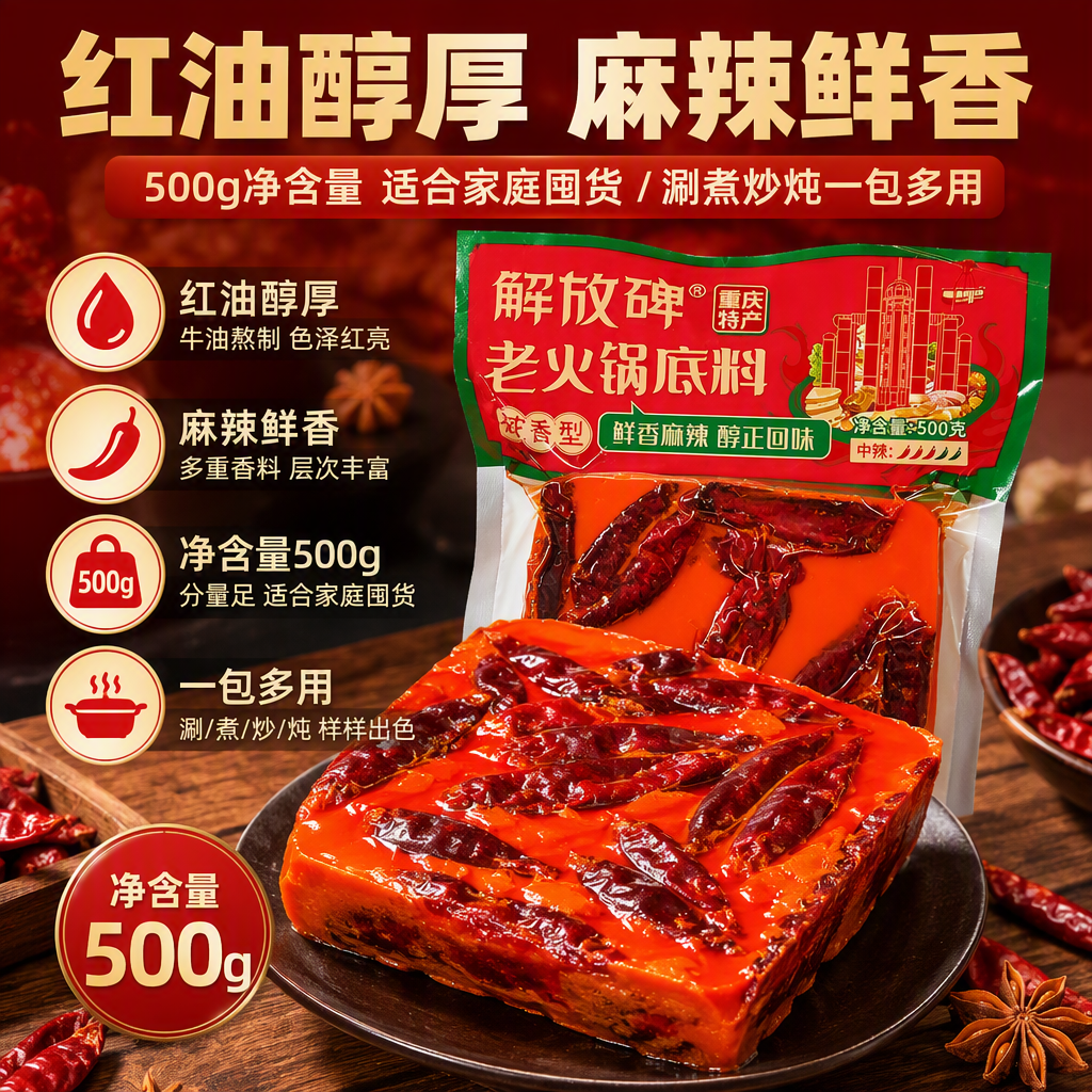 AI 生成火锅料产品图:AI 一键出图案例 生成效果图 2