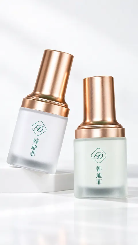 韩迪菲磨砂方瓶香水 AI生成产品图